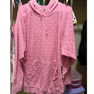 Juicy Couture velour heart hoodie dress